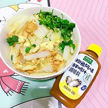 #让每餐蔬菜都营养美味#白菜炒蛋块