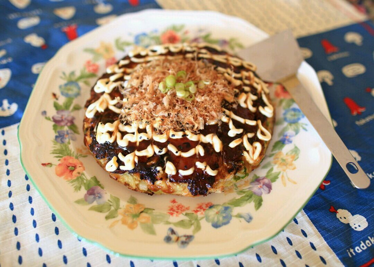 大阪烧（okonomiyaki）的做法