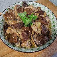 香菇黄花菜蒸鸡肉~的做法图解10