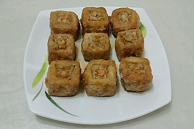 虾仁釀豆腐