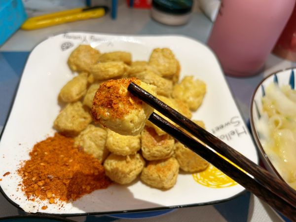 日常小吃—爆浆豆腐