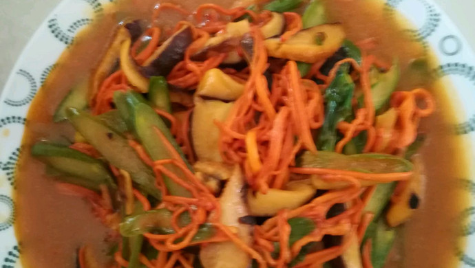 芦笋炒鲜虫草花