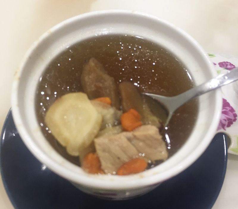 Stewed lean meat with ginseng and red dates