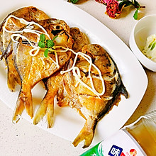 #吃出健康，解决假胖#吃出健康干煎鲳鱼