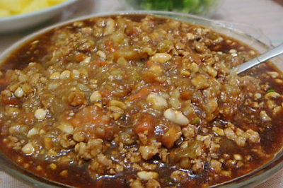 鱼香肉末茄泥