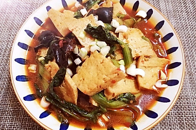 豆腐烧青菜——朴素又亲切的家常味道