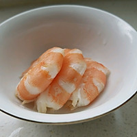 珍珠翡翠虾仁拌面的做法图解2