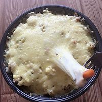 鲜虾培根芝士焗饭的做法图解19