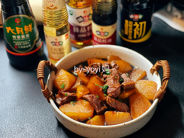 牛腩炖萝卜的做法