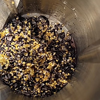 小米黑米糊的做法图解3