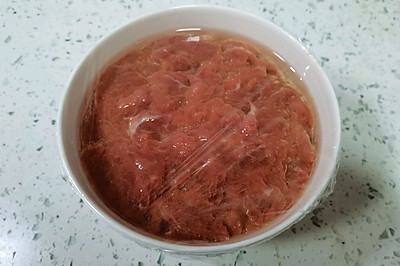 浆牛肉片——适合各种肉片