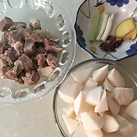 牛肉炖萝卜的做法图解2