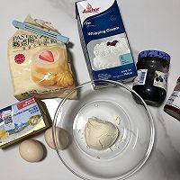 #2022烘焙料理大赛烘焙组复赛#法式乳酪小月饼的做法图解1