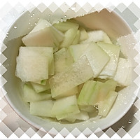 冬瓜豆腐青蛤汤的做法图解1