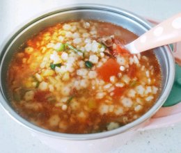 西红柿茄子星星面：宝宝营养辅食食谱菜谱的做法