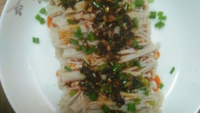 凉拌金针菇