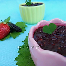 超级简单的桑葚草莓果酱#一机多能 一席饪选#