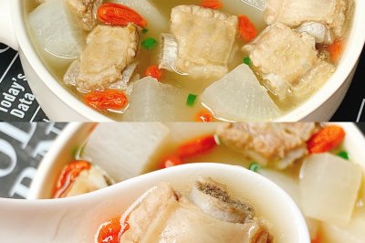 冬季养生汤❗️汤鲜味美～萝卜排骨汤