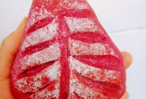 榴莲沙拉酱火龙果欧包，颜值超高的做法