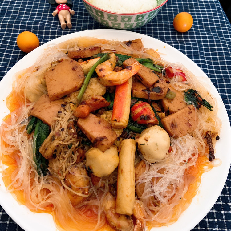 聚会必备菜—大盘香锅的做法