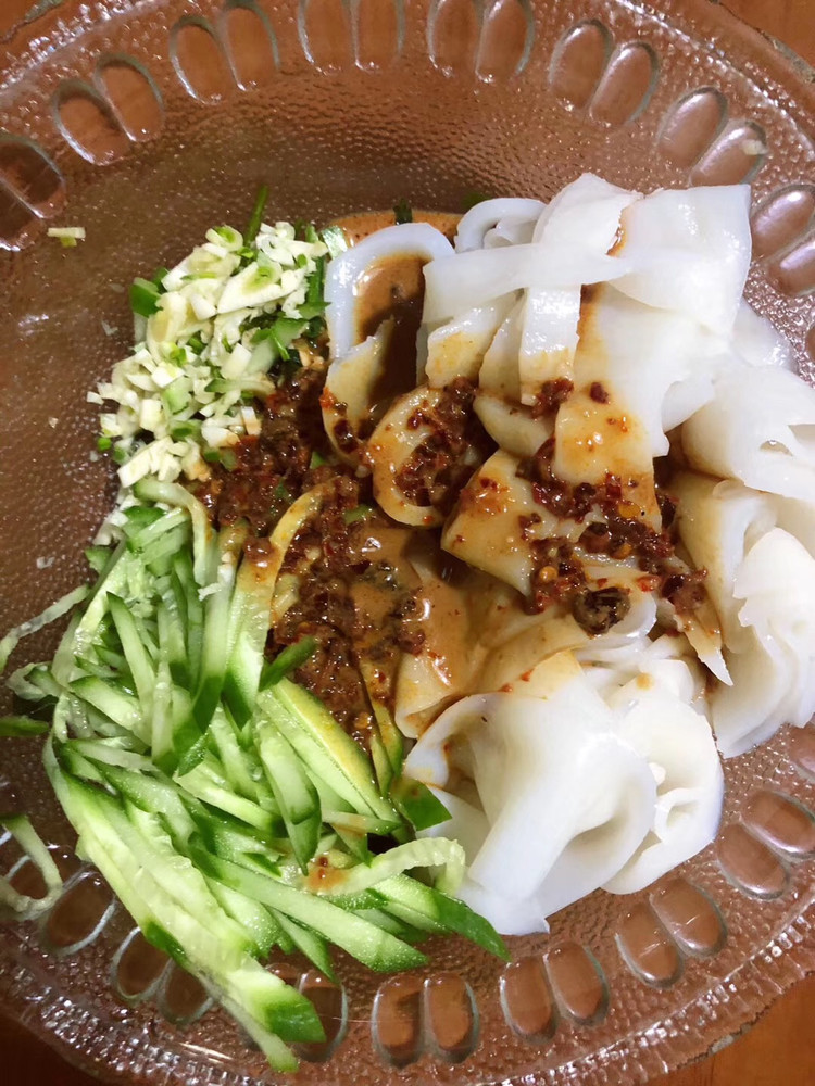 轻松搞定 洗面凉皮的做法