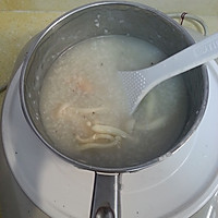 北极虾鸡肉粥的做法图解3