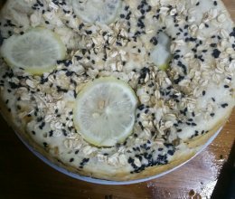 黑芝麻燕麦柠檬蛋糕(电饭锅版)的做法