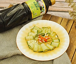 捞汁脆片黄瓜#珍选捞汁 健康轻食季#的做法
