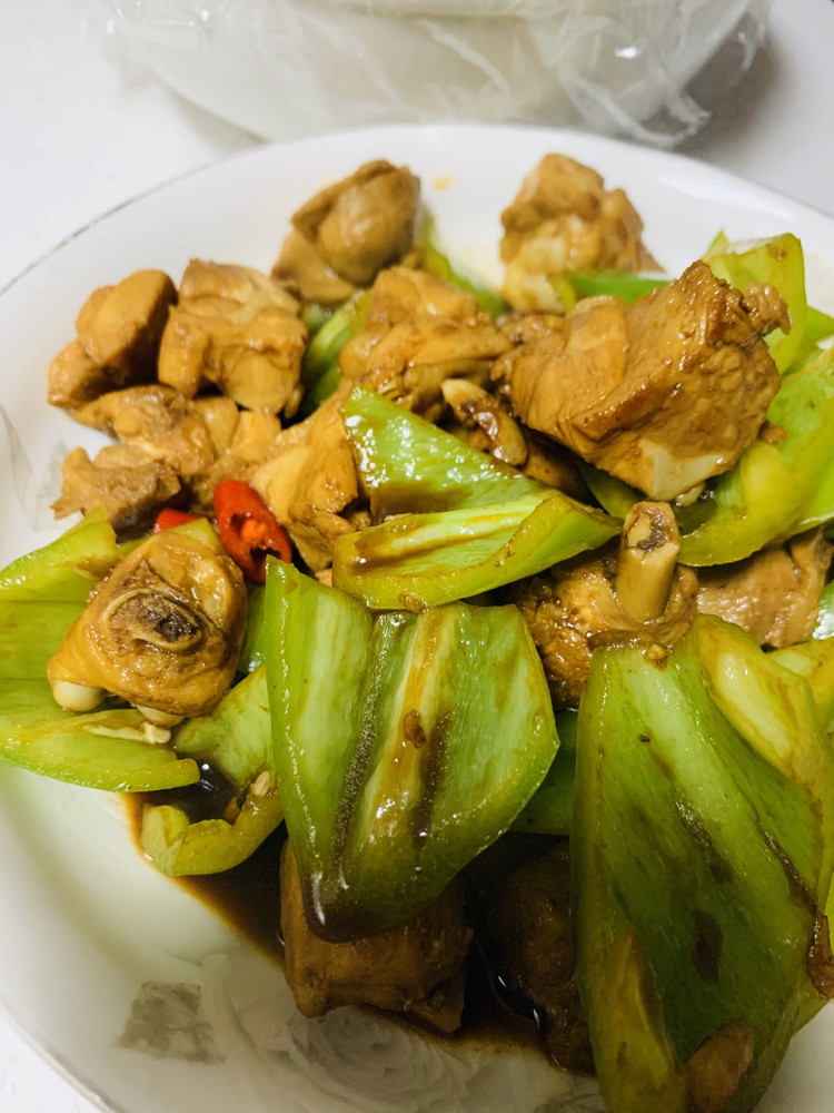 大鸡腿这么炒，下饭的做法