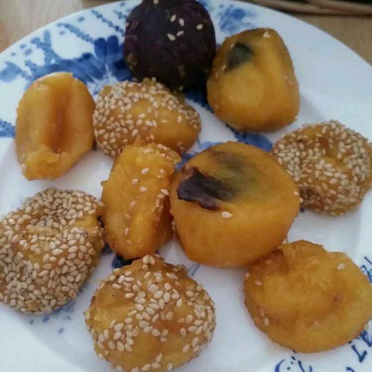 红薯丸子的做法