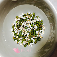 皂米绿豆薏米粥的做法图解3