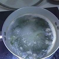 海发菜肉末汤的做法图解4