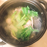 鱼丸青菜肉片汤的做法图解4