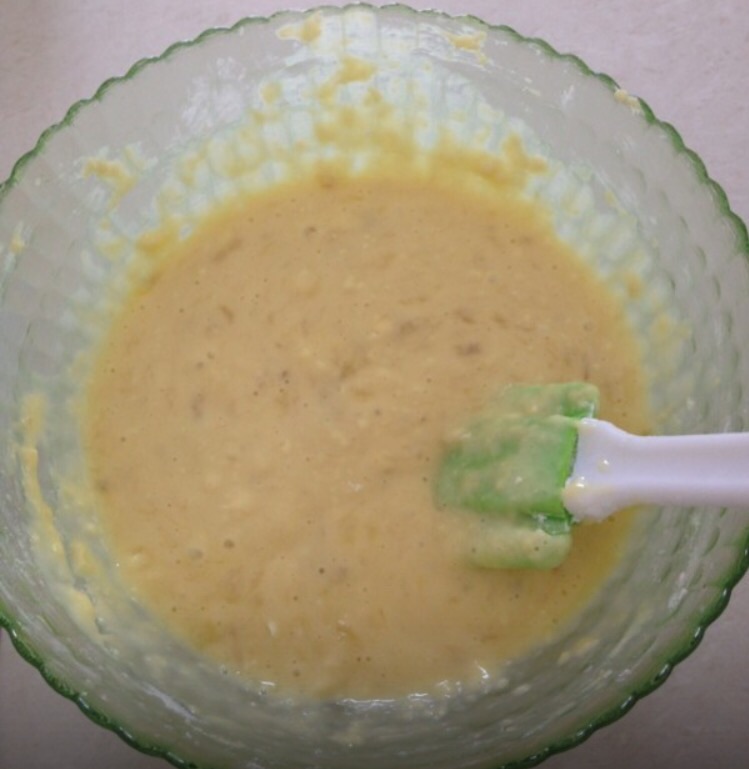低脂香蕉松糕#熙悦食品低筋粉#的做法图解6