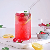 #轻饮蔓生活#蔓越莓柠檬气泡冰饮的做法图解5