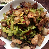五花肉炒苦瓜的做法图解7
