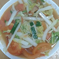 西红柿炒大白菜的做法图解6
