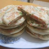 葱花火腿饼的做法图解11