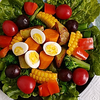 #321沙拉日#减脂蔬菜水果沙拉的做法图解5