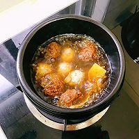 #我的女神“饭”儿#  双色肉丸粉丝汤的做法图解1