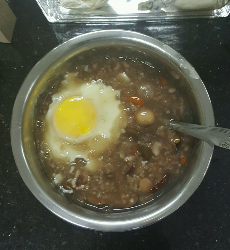 营养黑豆粥的做法