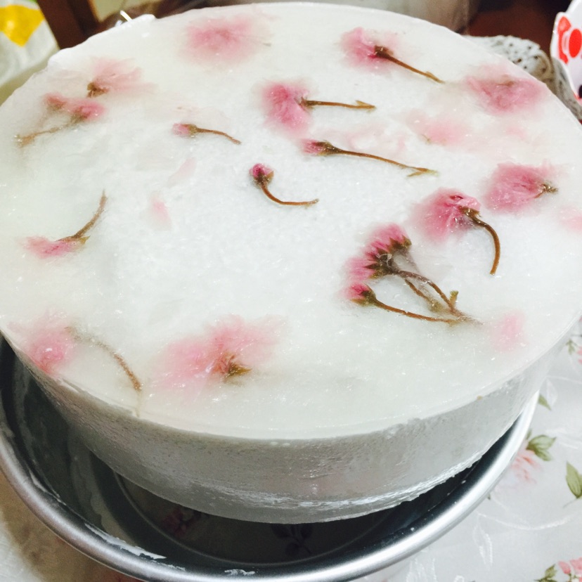 樱花蓝莓慕斯(8寸)的做法图解7