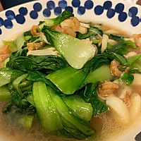 低脂不长肉很可口：蒜蓉海米炒油菜的做法图解6