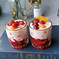#“莓”好春光日志#蔓越莓木瓜酸奶杯的做法图解10