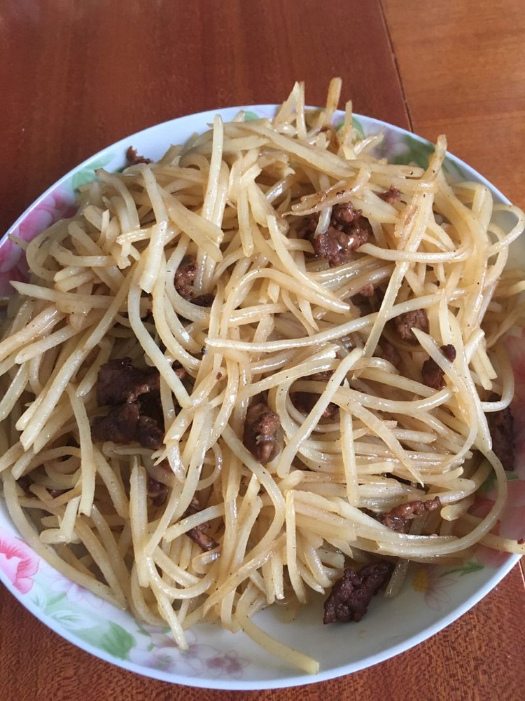 土豆肉丝的做法