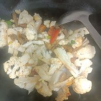 #让每餐蔬菜都营养美味#太太乐鸡汁肉丝花菜的做法图解4