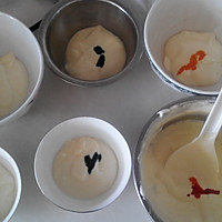 彩虹戚风蛋糕(6寸)【附8寸方子】的做法图解17