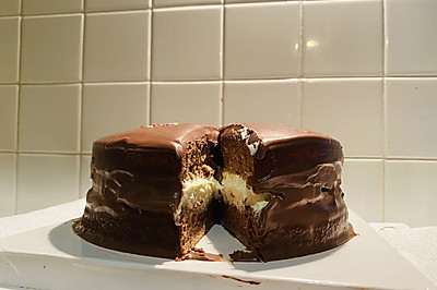6寸巧克力奶油生日蛋糕