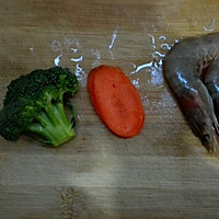 鲜虾绿豆面的做法图解1