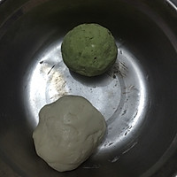 青汁红枣蛋黄酥的做法图解2